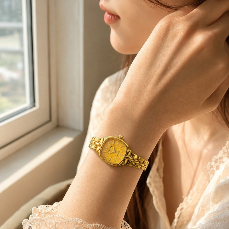 Vintage Watch Crystal - Fashion Brand Women's Bracelet Watch Vintage