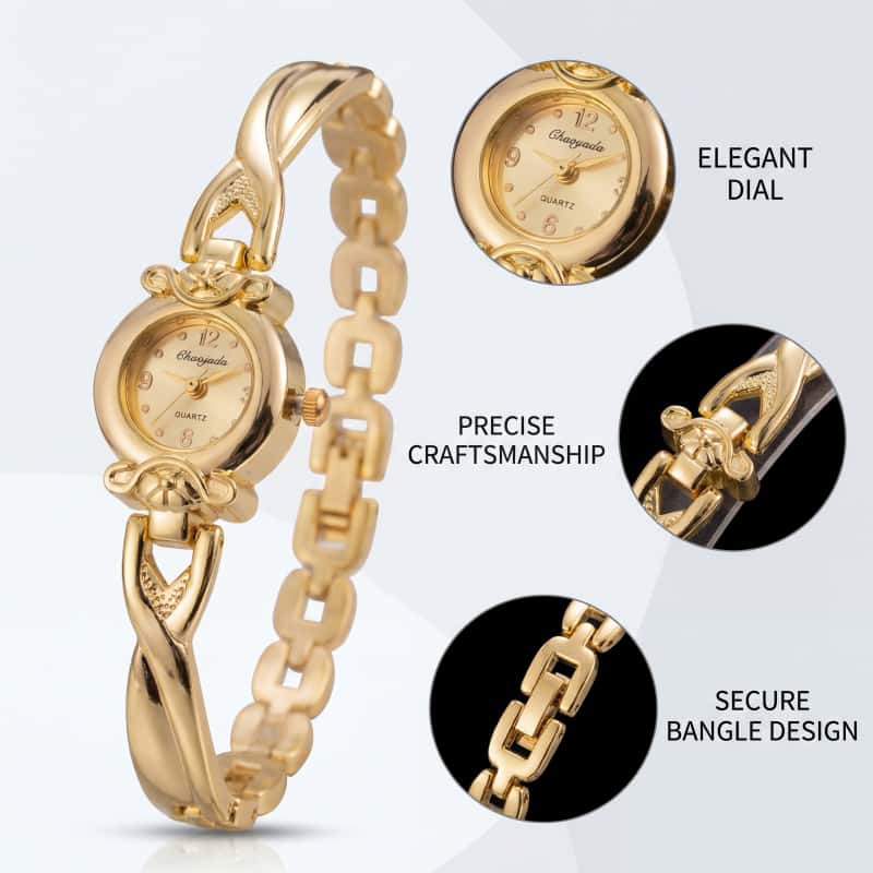 Fashion Thin Gold Watches for  - Vintage Watch Crystal recensione e prezzo