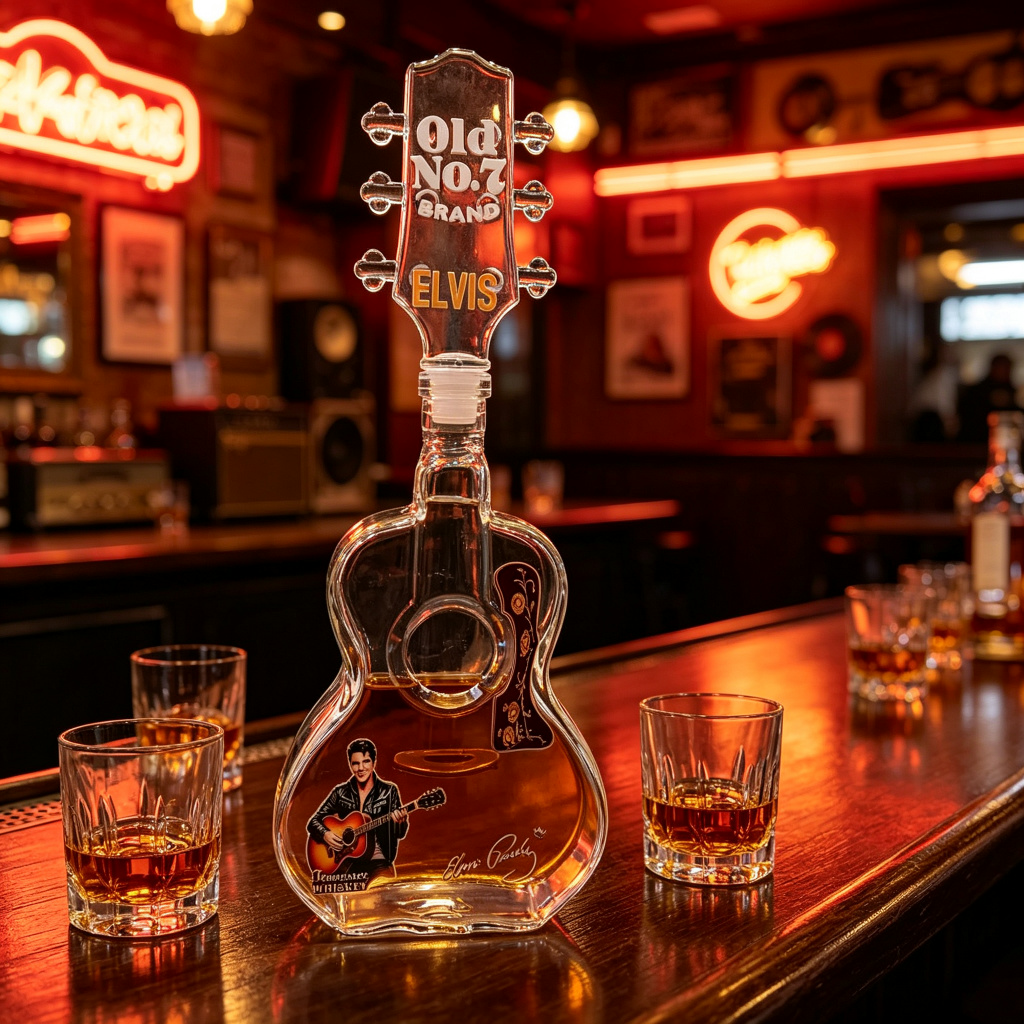 Elvis Presley Guitar Shaped Gl - Vintage Collectible Bottles recensione e prezzo
