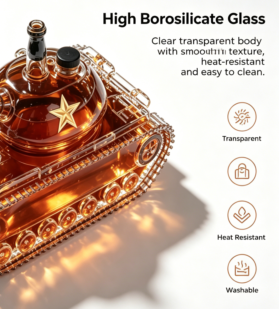 Vintage Military Style Glass L - Vintage Collectible Bottles recensione e prezzo