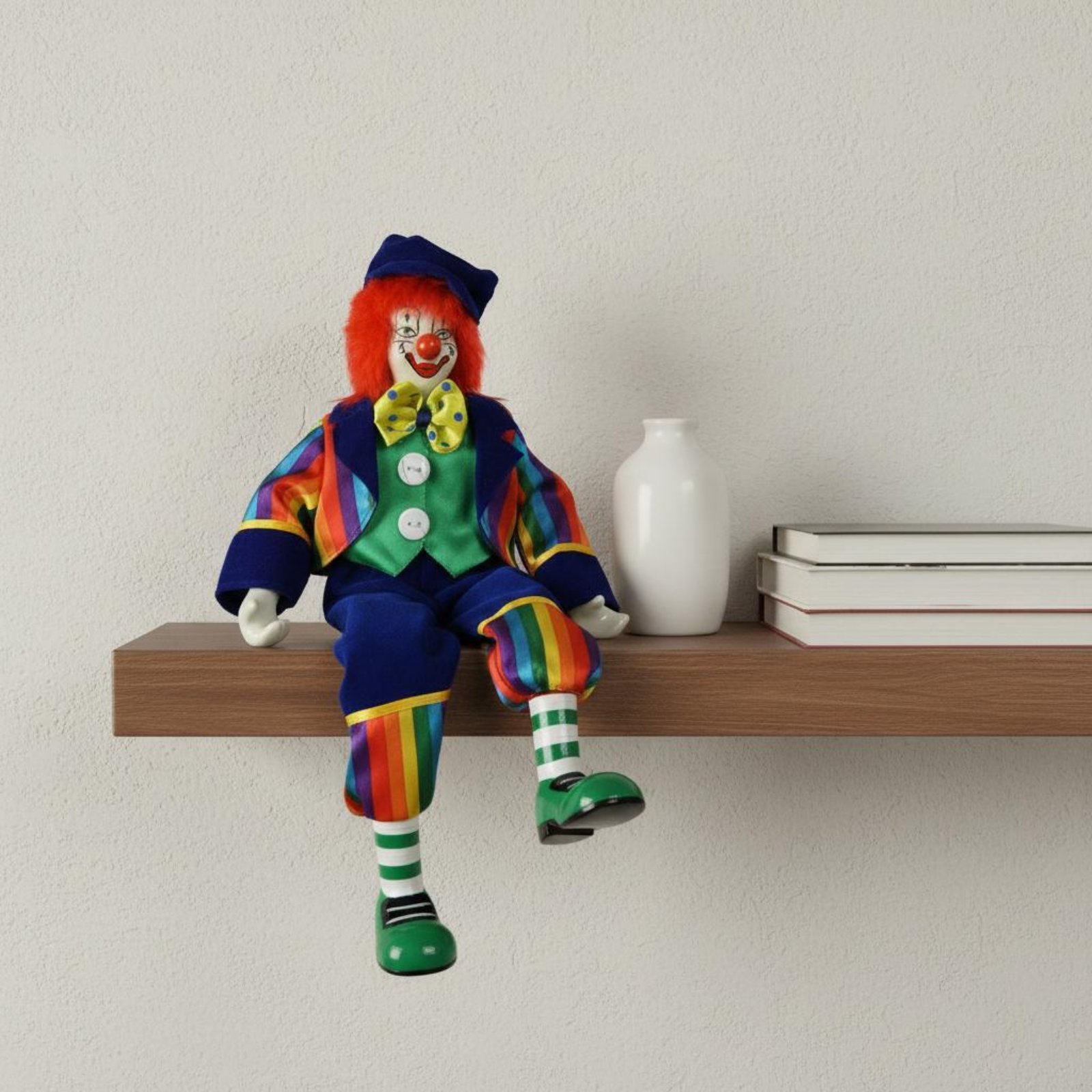 Dangling Leg Clown Doll Handma - Vintage Collectible Porcelain Dolls recensione e prezzo