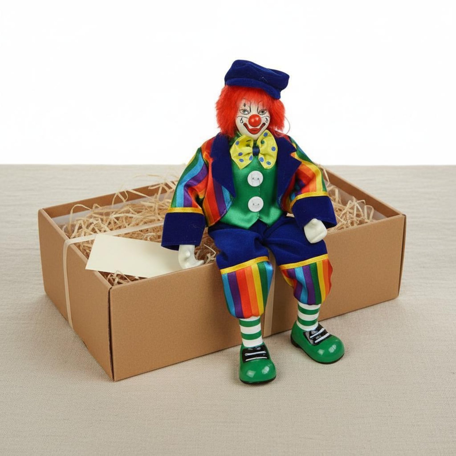 Dangling Leg Clown Doll Handma - Vintage Collectible Porcelain Dolls recensione e prezzo