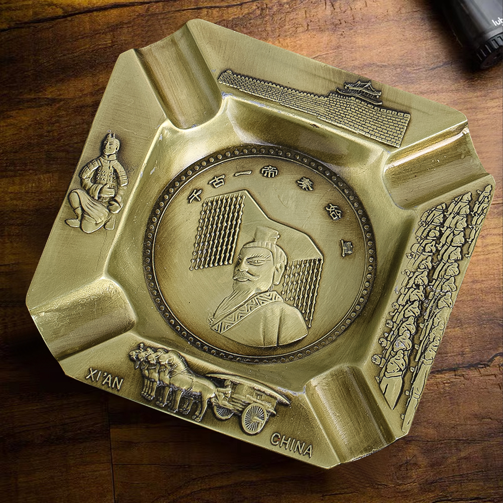 Vintage Brass Ashtray Retro Ch - Vintage Collectible Ashtrays recensione e prezzo