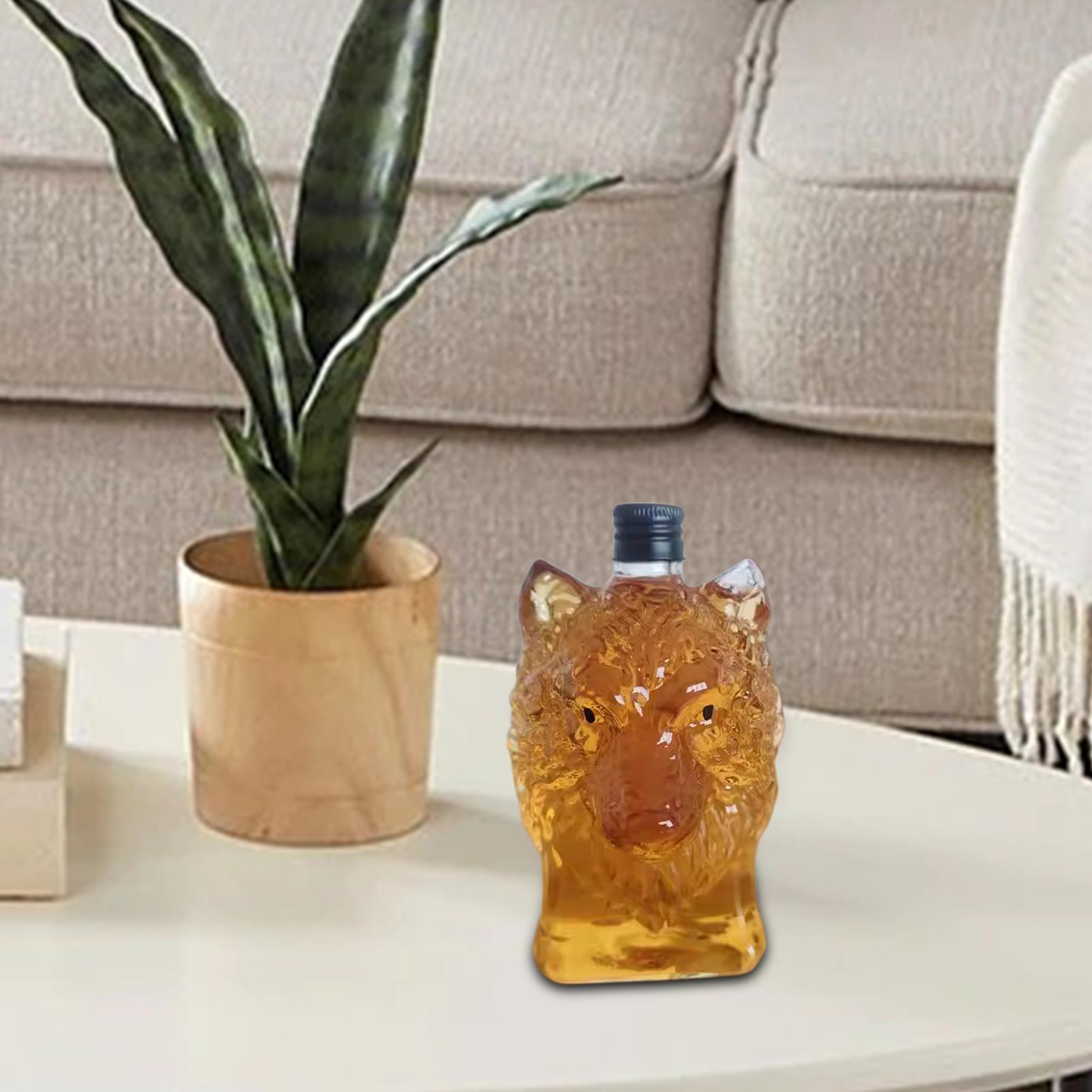 Whiskey Bottle Wolf Shape Wine - Vintage Collectible Bottles recensione e prezzo