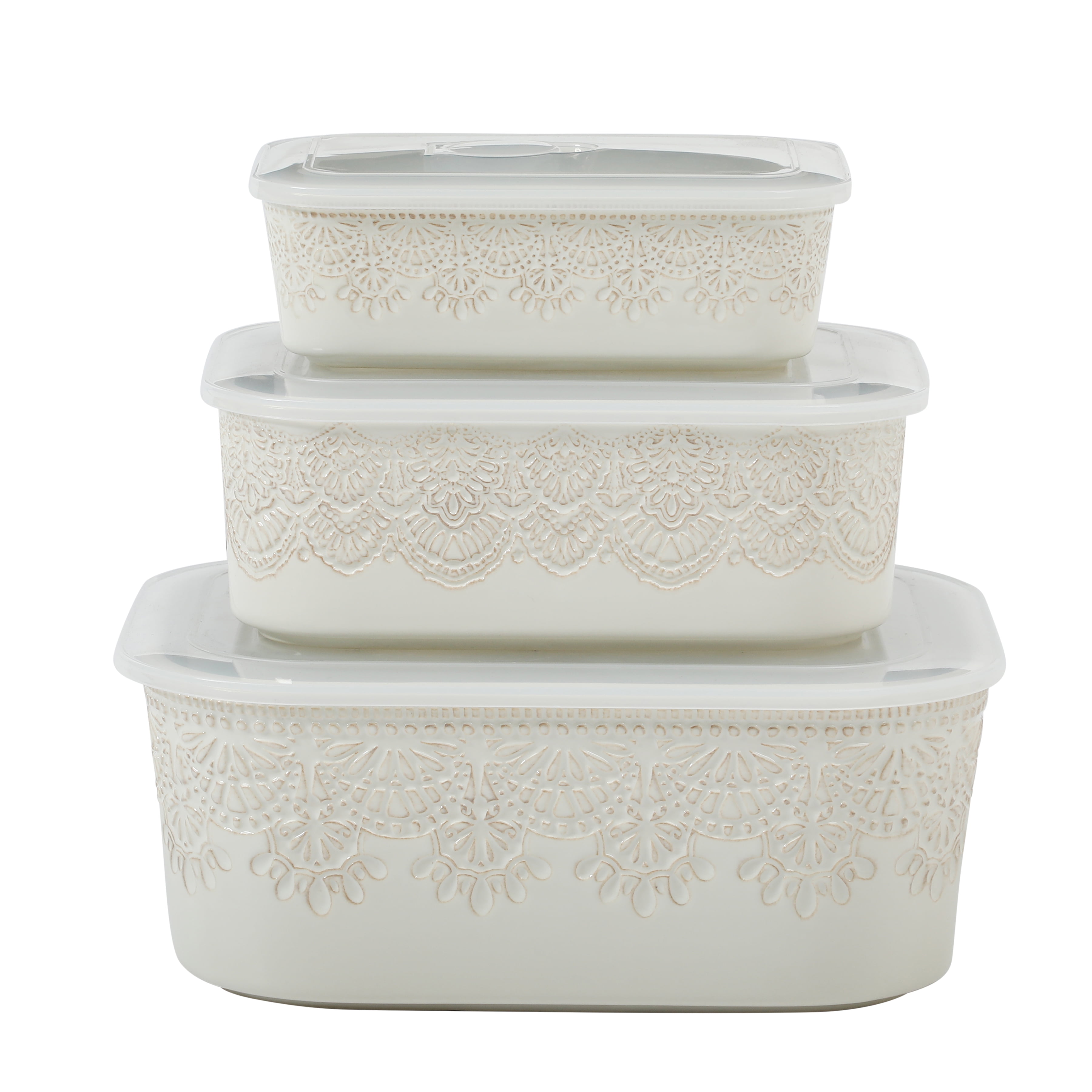 Vintage lace ceramic casserole - Vintage Collectible Dishes recensione e prezzo