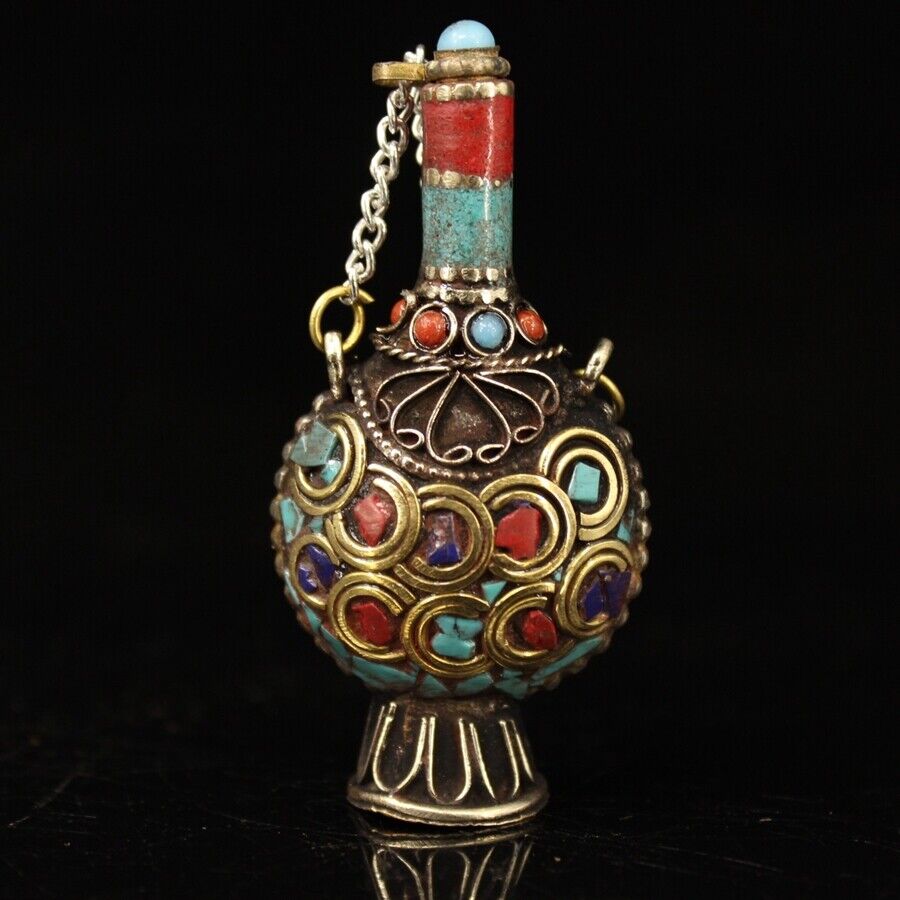 Collection Chinese brass inlai - Vintage Collectible Bottles recensione e prezzo