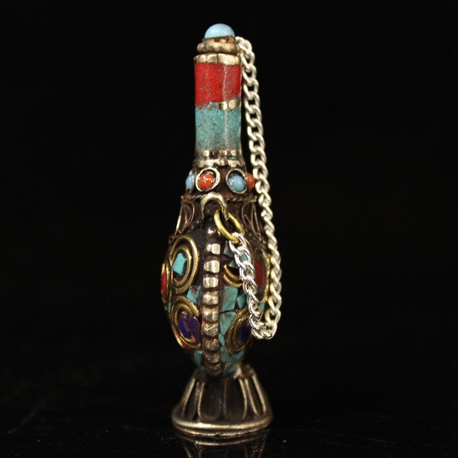 Collection Chinese brass inlai - Vintage Collectible Bottles recensione e prezzo