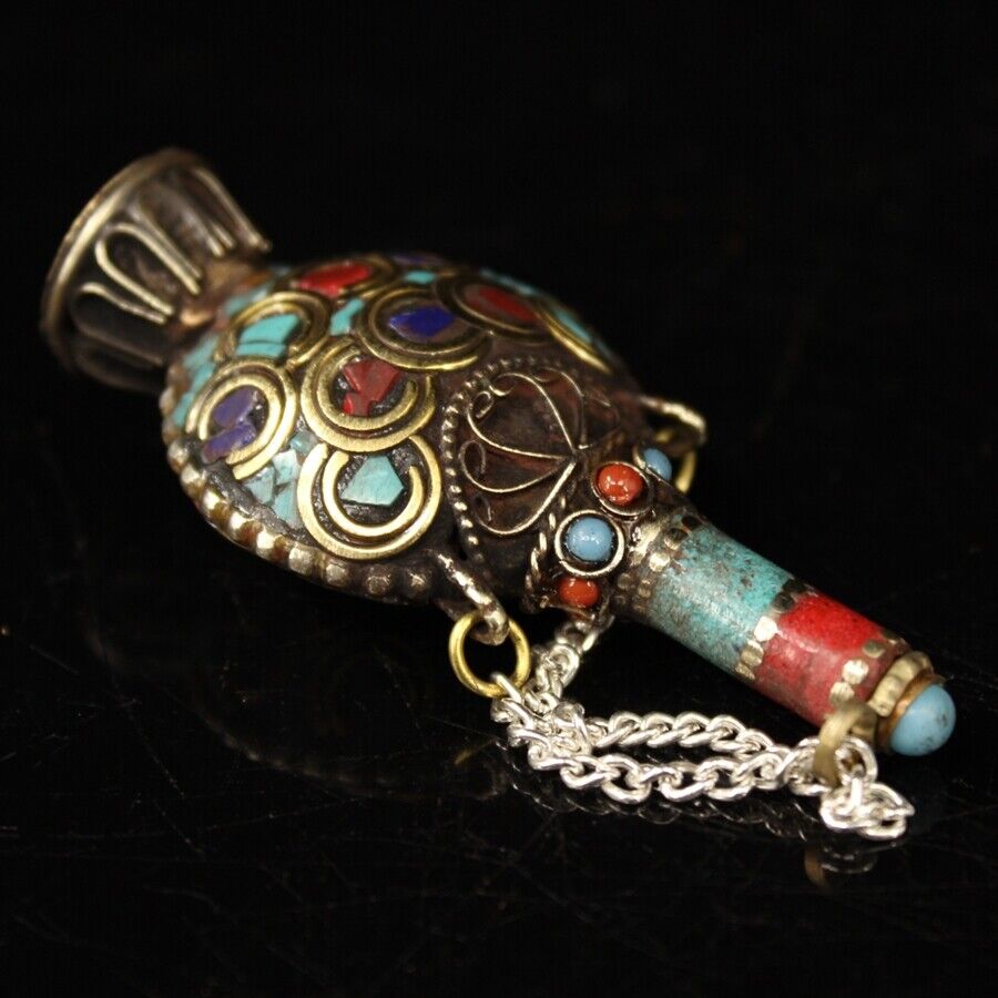 Collection Chinese brass inlai - Vintage Collectible Bottles recensione e prezzo
