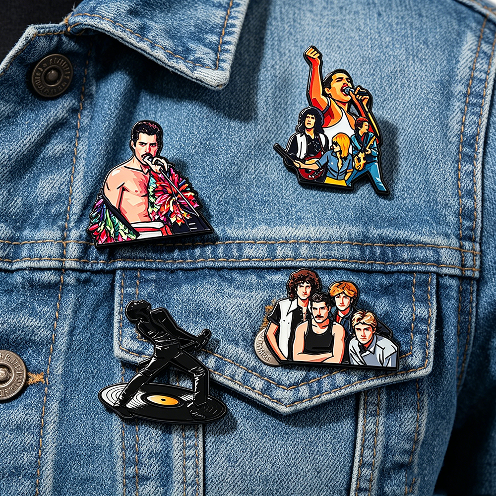 4pcs Classic Rock Band Enamel  - Vintage Items recensione e prezzo