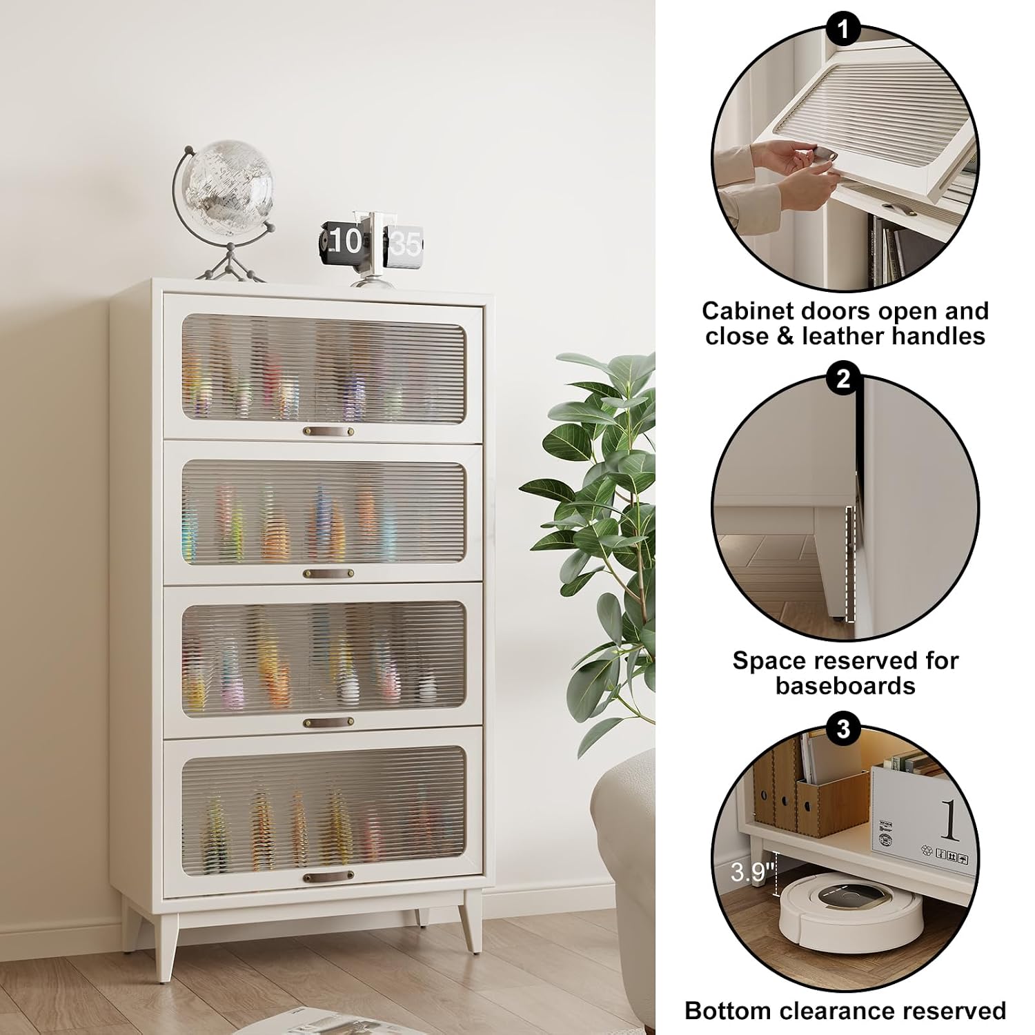 60'H Solid Wood Bookcase,4 Tie - Collectible Collection recensione e prezzo