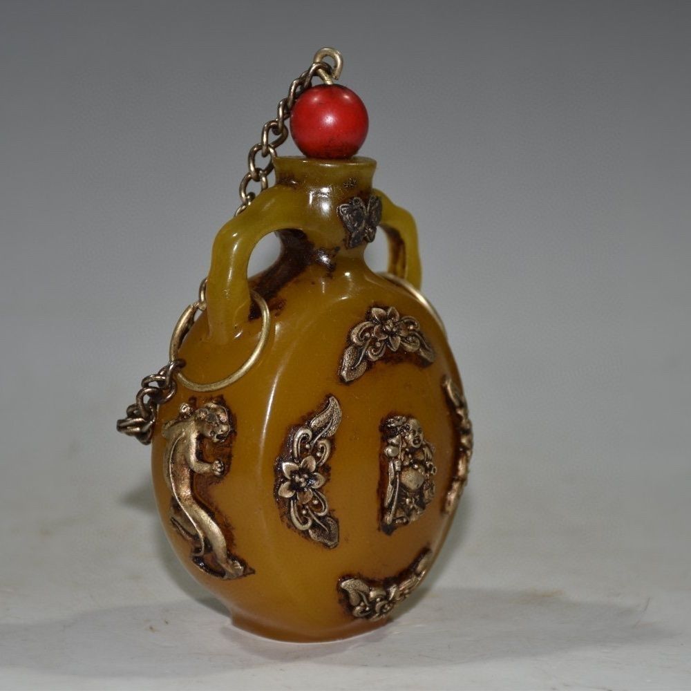 Vintage Collectible Carved Amb - Vintage Collectible Bottles recensione e prezzo