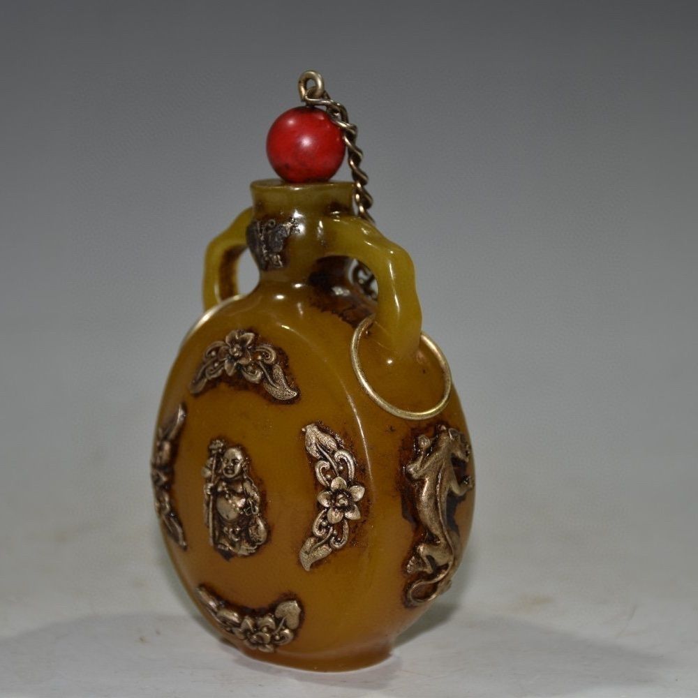 Vintage Collectible Carved Amb - Vintage Collectible Bottles recensione e prezzo
