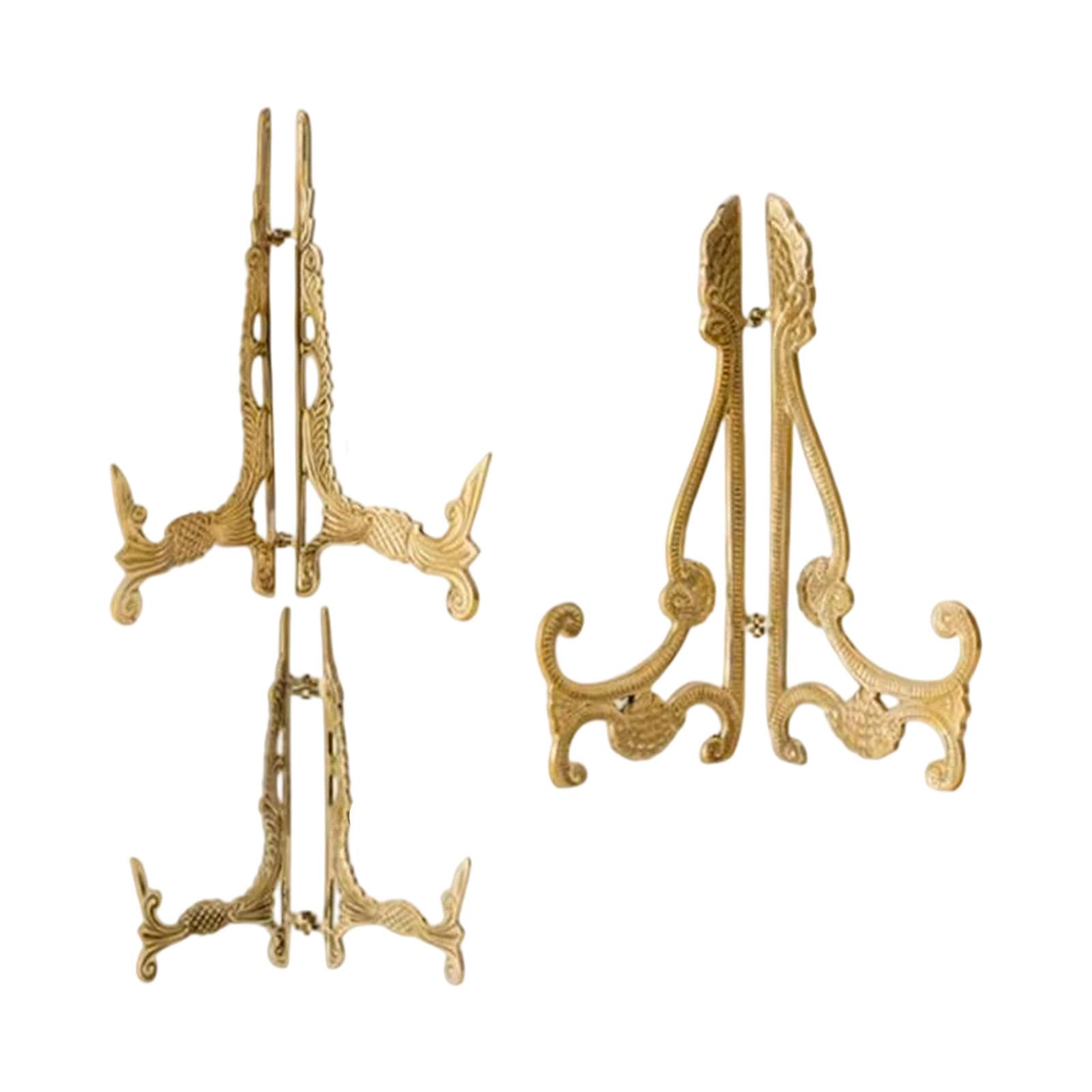Vintage Brass Plate Holder Dec - Vintage Collectible Dishes recensione e prezzo