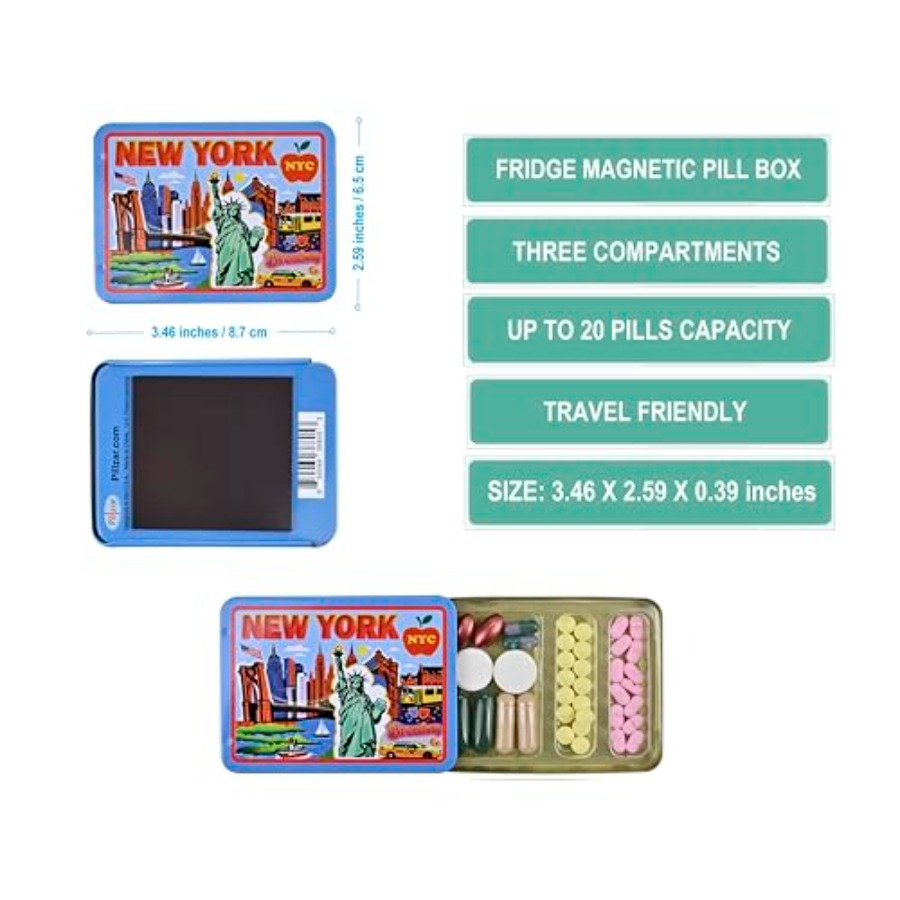 New York Fridge Magnet by, Tin - Collectible Collection recensione e prezzo