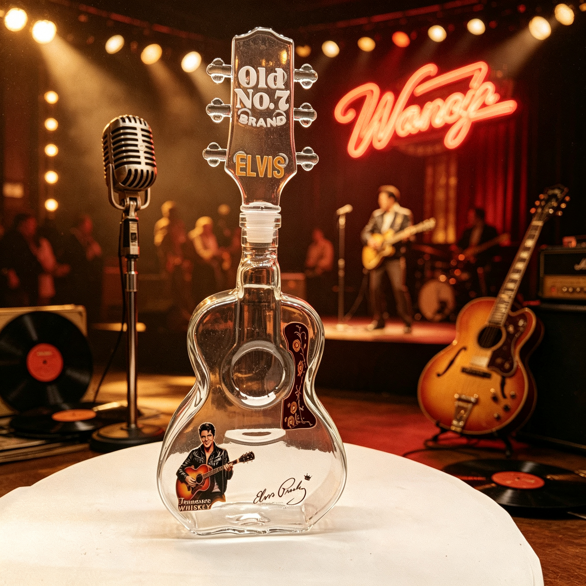 Elvis Guitar Whiskey Decanter  - Vintage Collectible Bottles recensione e prezzo