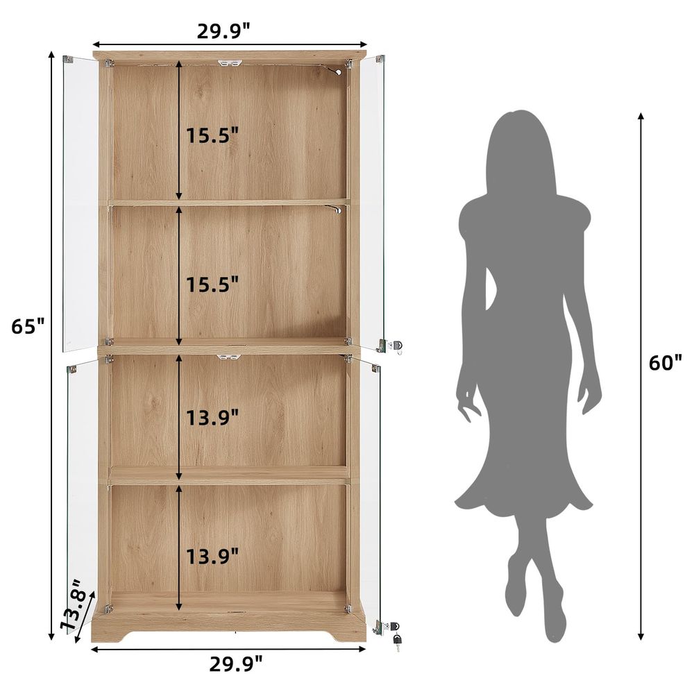 Farmhouse Glass Display Cabine - Collectible Collection recensione e prezzo