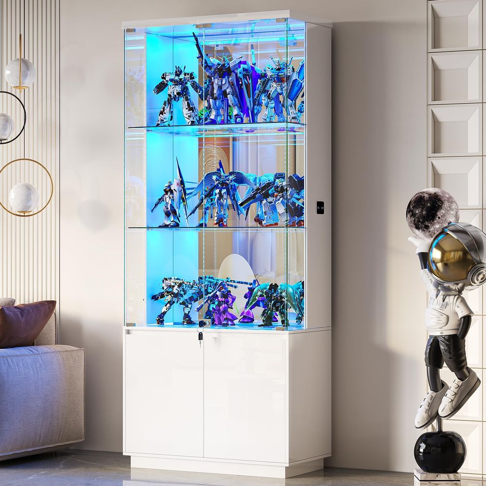 71 Tall Display Cabinet with G - Collectible Collection recensione e prezzo